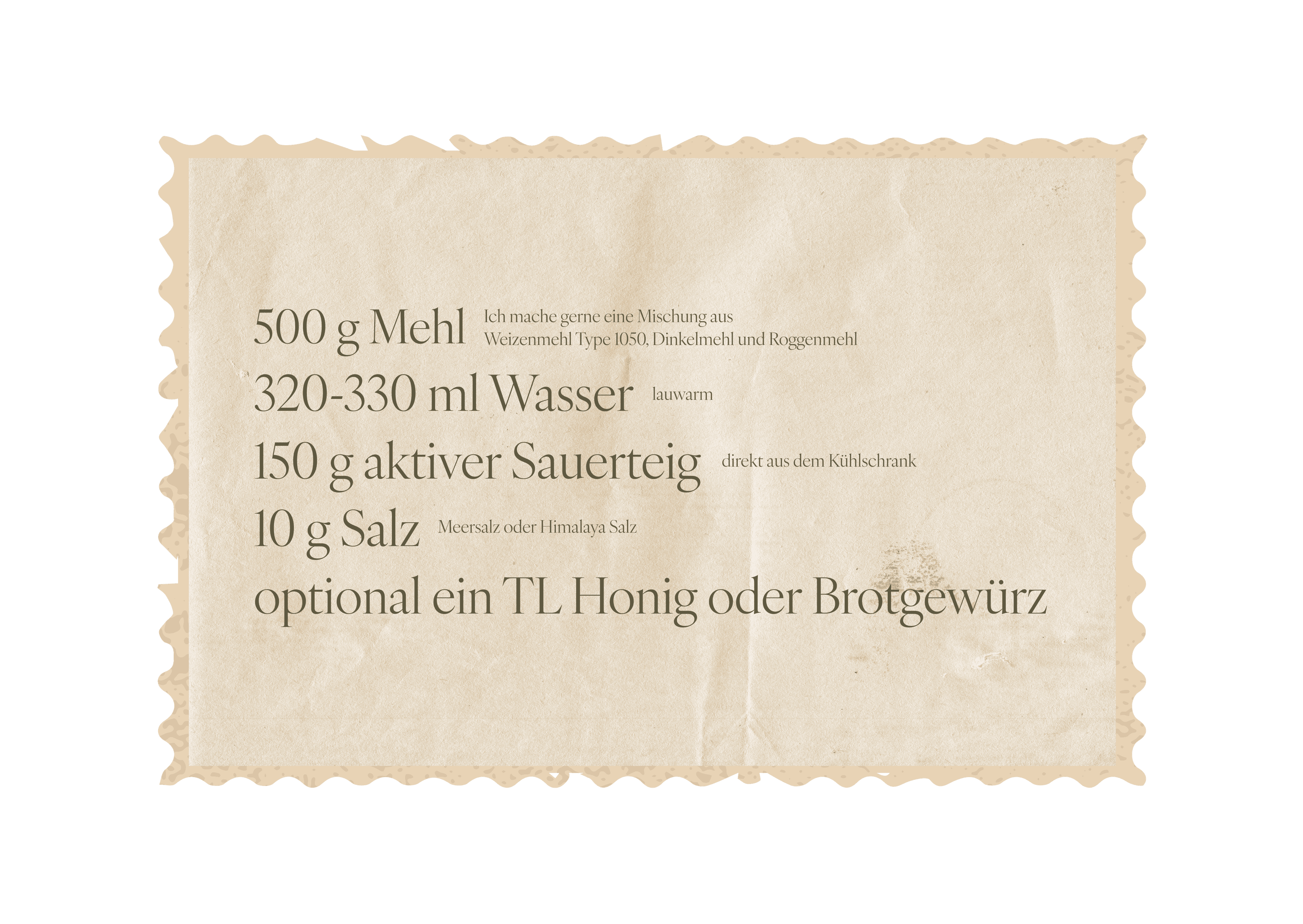 Sauerteig Rezept